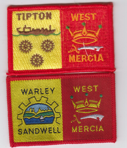 Boy scout double badges - boy,