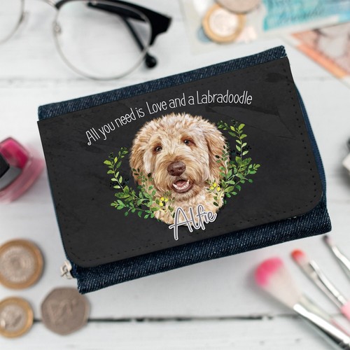 Personalised labradoodle purse - personalised,