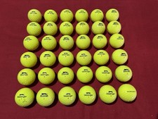 36 SLAZENGER V300 SOFT YELLOW GOLF BALLS - PEARL / GRADE A CONDITION - P&P INC