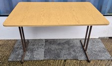 Folding Table Wooden Top Metal