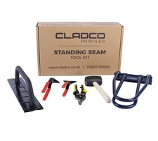 Cladco Standing Seam Roofing Tool Kit – Seamers, Folder, Snips, Pliers & Mallet