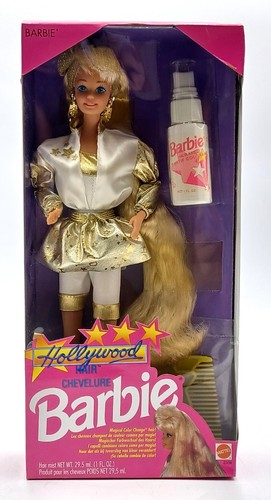 1992 hollywood hair barbie - hollywood,
