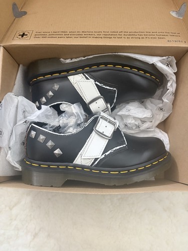Martens black white - black,