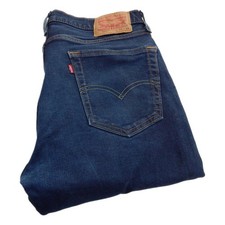 Levi 502 Jeans Tapered Regular Stretch Waist 34 Leg 30 W34 L30 Zip Fly (Q7763)