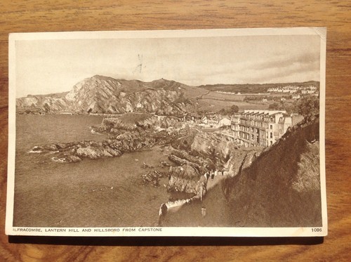 Vintage postcard ilfracombe - postcard,