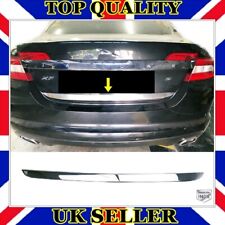 Chrome Rear Trunk Tailgate Under Trim S.STEEL For Jaguar XF saloon 2008 to 2015