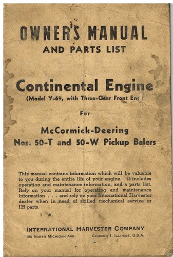 Mccormick deering 50 w - mccormick, 50-t