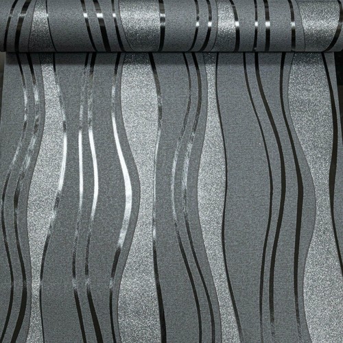 Charcoal grey black glitter - grey,