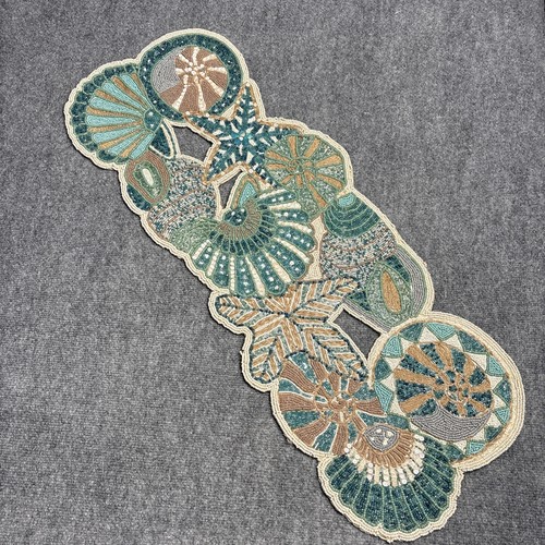 Beaded pearl sequin - pearl, table