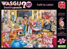 WASGIJ Jigsaw  Café to Latte #27 WASGIJ Destiny 1000 Piece Brand New
