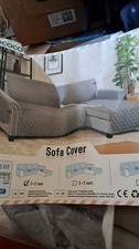 Corner Sofa Bed Cover Reversible 2 Seater Chaise End Sofa Cover L Shape