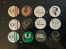 Fred Perry And Fred Perry Badges x12 60th anniversary 52 12