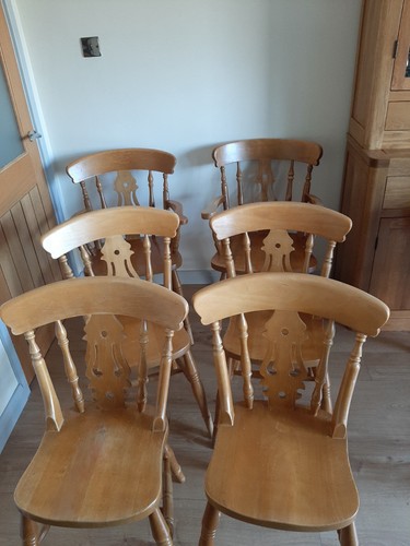Set farmhouse chairs 2x - chairs.,