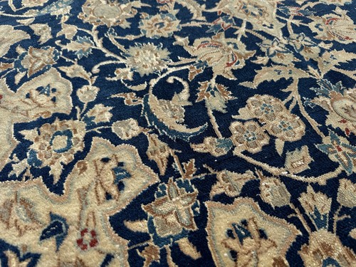 4x6 blue antique oriental rug - 4x6,