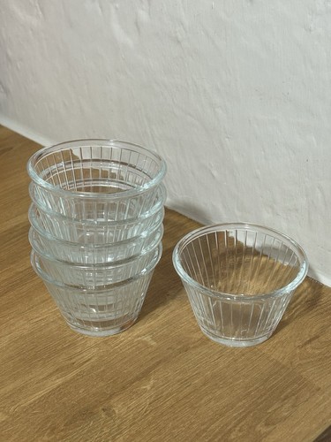 Set vintage small ribbed - set, 6