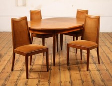 G plan Oval Extending Dining Table & 4 G plan Chairs Mid Century Exc Con