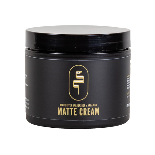 Arcadian black river - river, matte