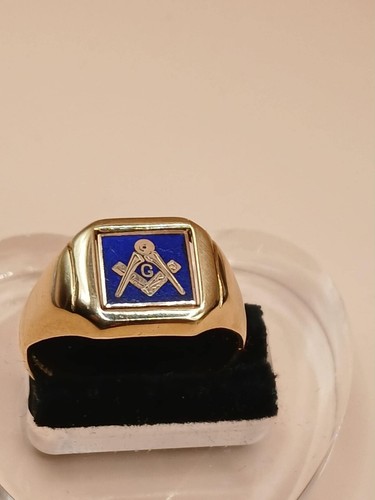 Carat gold masonic - 9,