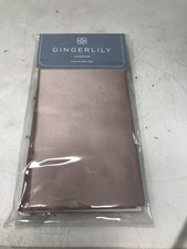 Gingerlily London Pure Silk Bed Linen Pillow Case Vintage Pink Standard 21"x32"