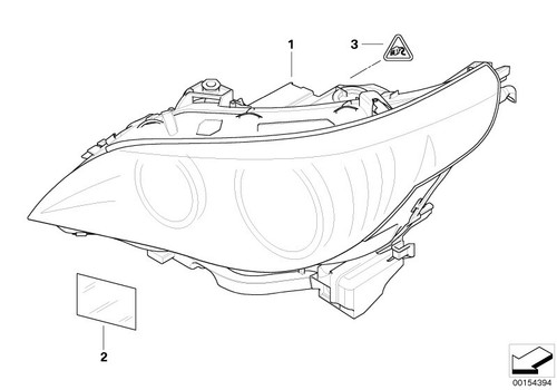 Bmw genuine left passenger - left,