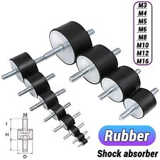 Rubber Mount Car Boat Bobbin Anti Vibration M3 M4 M6 M8 M10 M12 M16 Cylindrical