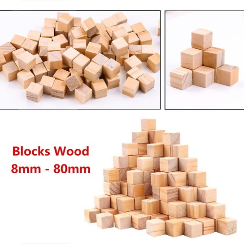 Natural wooden building cubes - building,