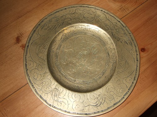 Chinese brass dragon - brass,