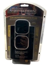 Monster HTS200 FlatScreen Home Theater Power Center Clean Surge Protector New