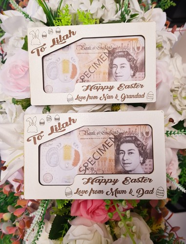 Personalised easter money - personalised,