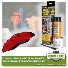 Premium Matt Red Brake Caliper