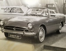 SUNBEAM TIGER PHOTOGRAPH. MOTOR SHOW CAR. PICTURE NUMBER 112
