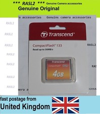 4 GB CF Compact Flash Memory Card For Digital Camera Canon EOS Nikon Olympus