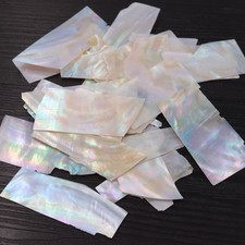 1x Natural Mother of Pearl Shell Slice Accessory for Craft Inlay Carved Material
