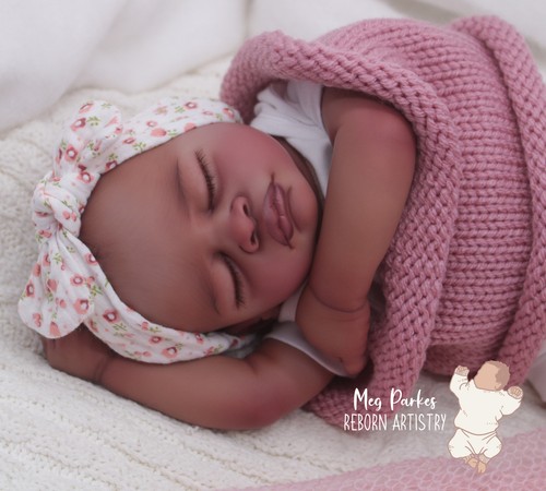 Aisha asleep reborn baby - asleep,