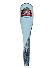 Stella Artois Belgium Tall Draft Beer Tap Handle Chrome 12” Man Cave