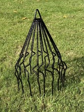 Black Pointed Chimney Bird Cage Guard