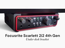 Under Desk Bracket/Mount For Focusrite Scarlett 2i2 4th Gen