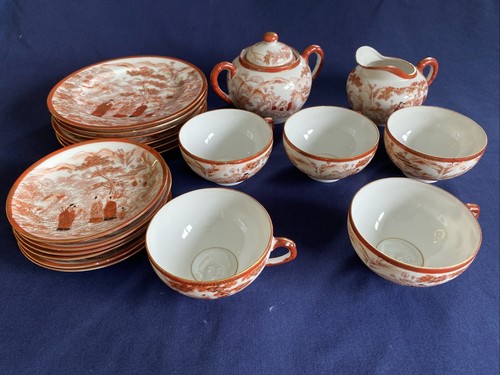 Vintage japanese piece tea - vintage, 19