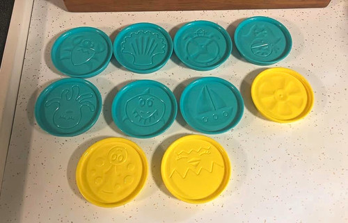 10pc plastic under the sea - under,
