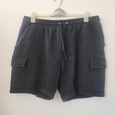 Black cargo tracksuit shorts size 2xl primark