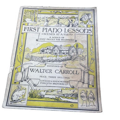 First piano lessons scenes - first,
