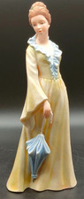 Vintage Alfretto Porcelain Figurine Lady with Parasol 21cm Elegant & Refined