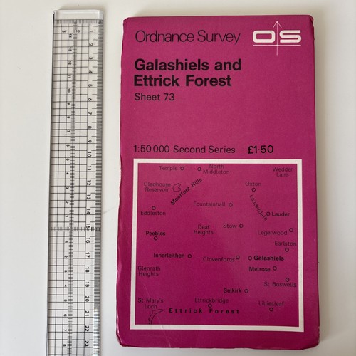 Vintage ordnance survey map - ordnance,