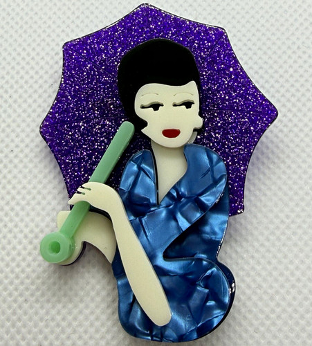Statement piece acrylic lady - statement,