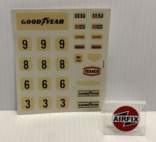 Airfix Motor Racing MRRC FERRARI 312T 1.32 Slot Car numbers decals waterslides