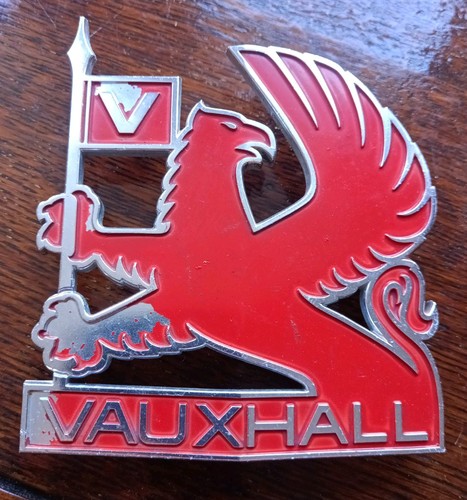 Vintage metal vauxhall red - vintage,