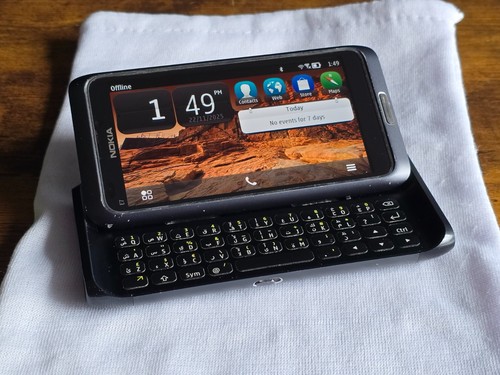 Black unlocked smartphone - black,