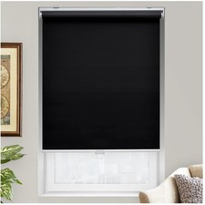 Cordless Black Roller Blinds