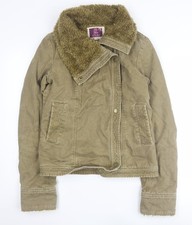 Fat Face Women’s Brown Jacket, Size 6, Collared