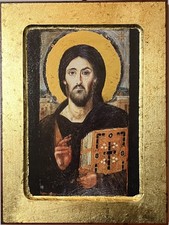 Christ pantocrator sinai icon - christ,
